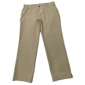 Under Armour UA match play golf pants brown tan 1248089 mens 38x30 Fits 36x30‎